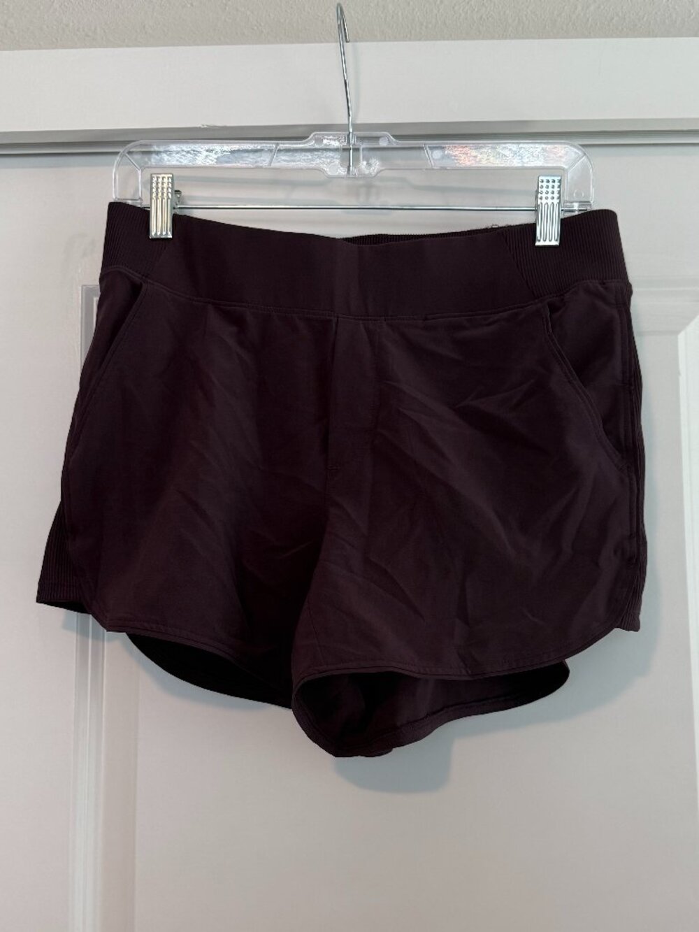 Purple Athletic 90 Degree Shorts Small Good Condition
